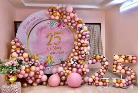 Balloon & Flower Decoration Setup for Events