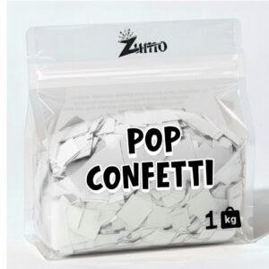 White Pop Confetti
