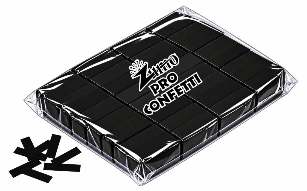 Black Pro Confetti