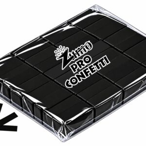 Black Pro Confetti