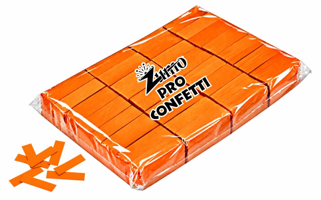 Orange Pro Confetti