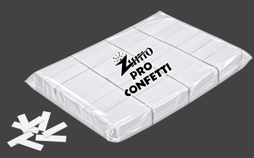 White Pro Confetti