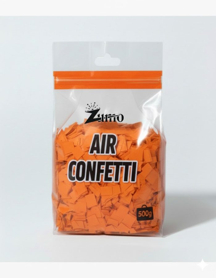 Orange Air Confetti