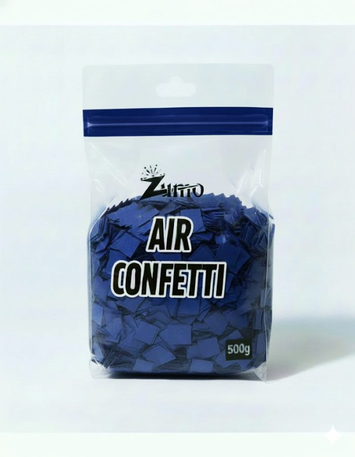 Dark Blue Air Confetti