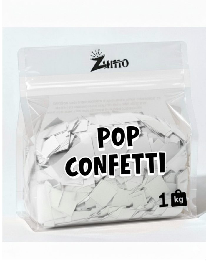 White Pop Confetti